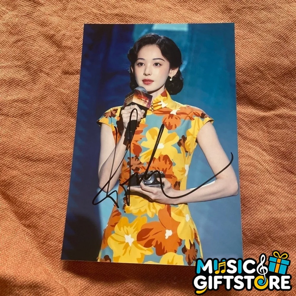 Gulnazar Autographed Signed Photo 4*6 Chinese Star Collection 古力娜扎 2026A #MUGS, изображение 3