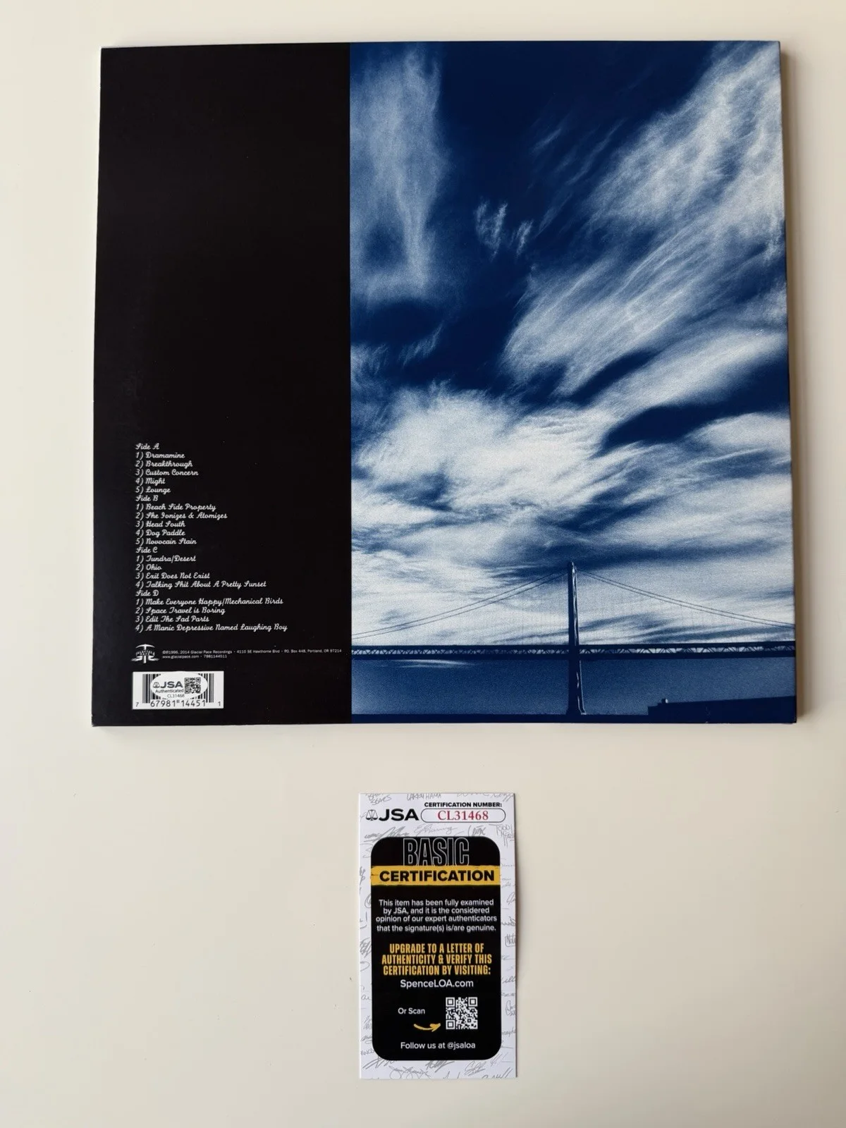 Issac Brock Autographed “This Is a Long Drive” Vinyl Record Modest Mouse JSA COA, image 2