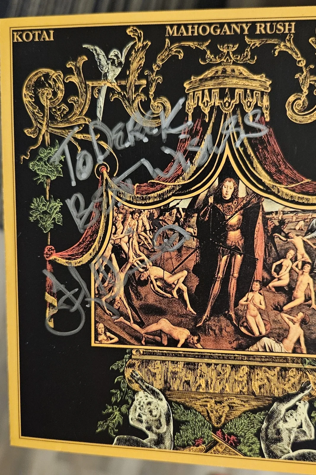 Frank Marino Mahogany Rush Autographed CD, image 4