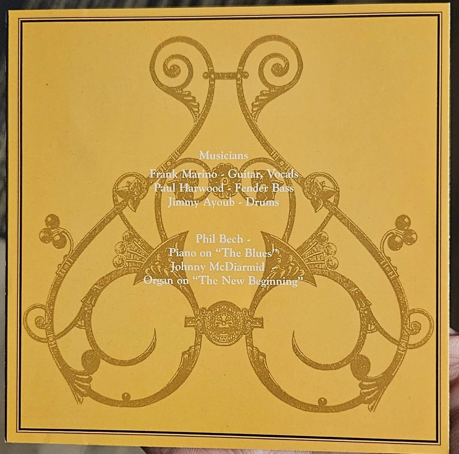Frank Marino Mahogany Rush Autographed CD, image 5