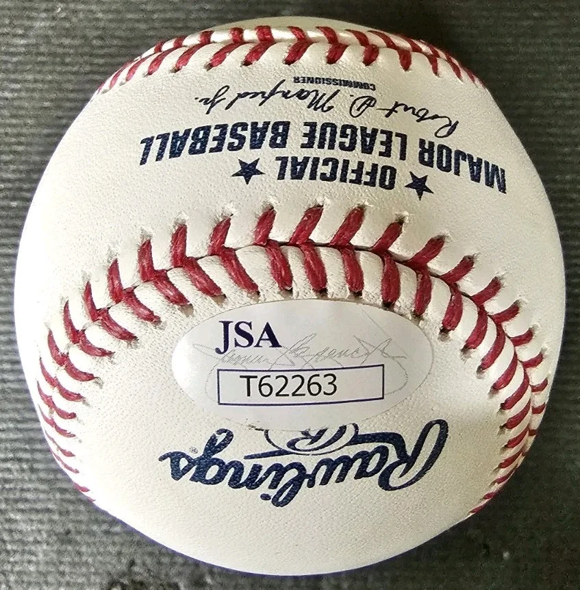 ACE FREHLEY Signed Major League Baseball KISS Rock Legend Icon RARE JSA T62263, изображение 2