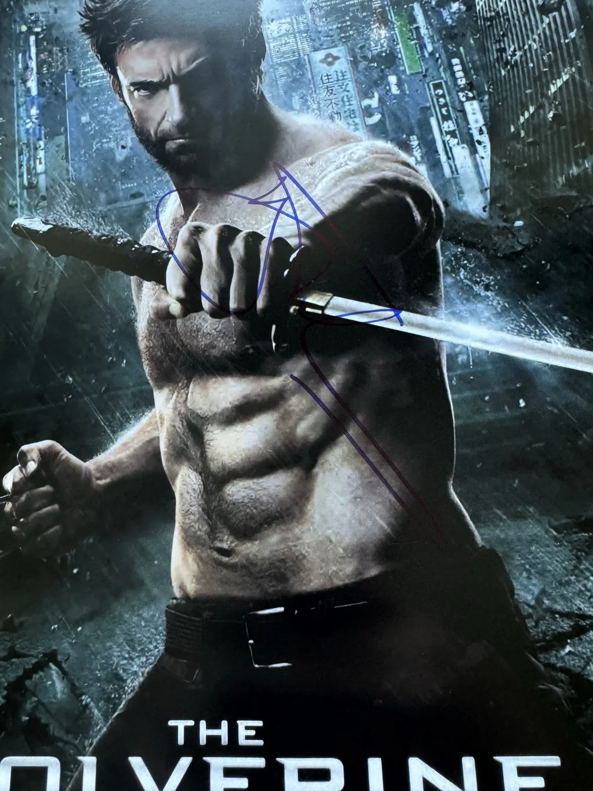Hugh Jackman signed autographed Wolverine 11x17 mini poster JSA/COA, image 3