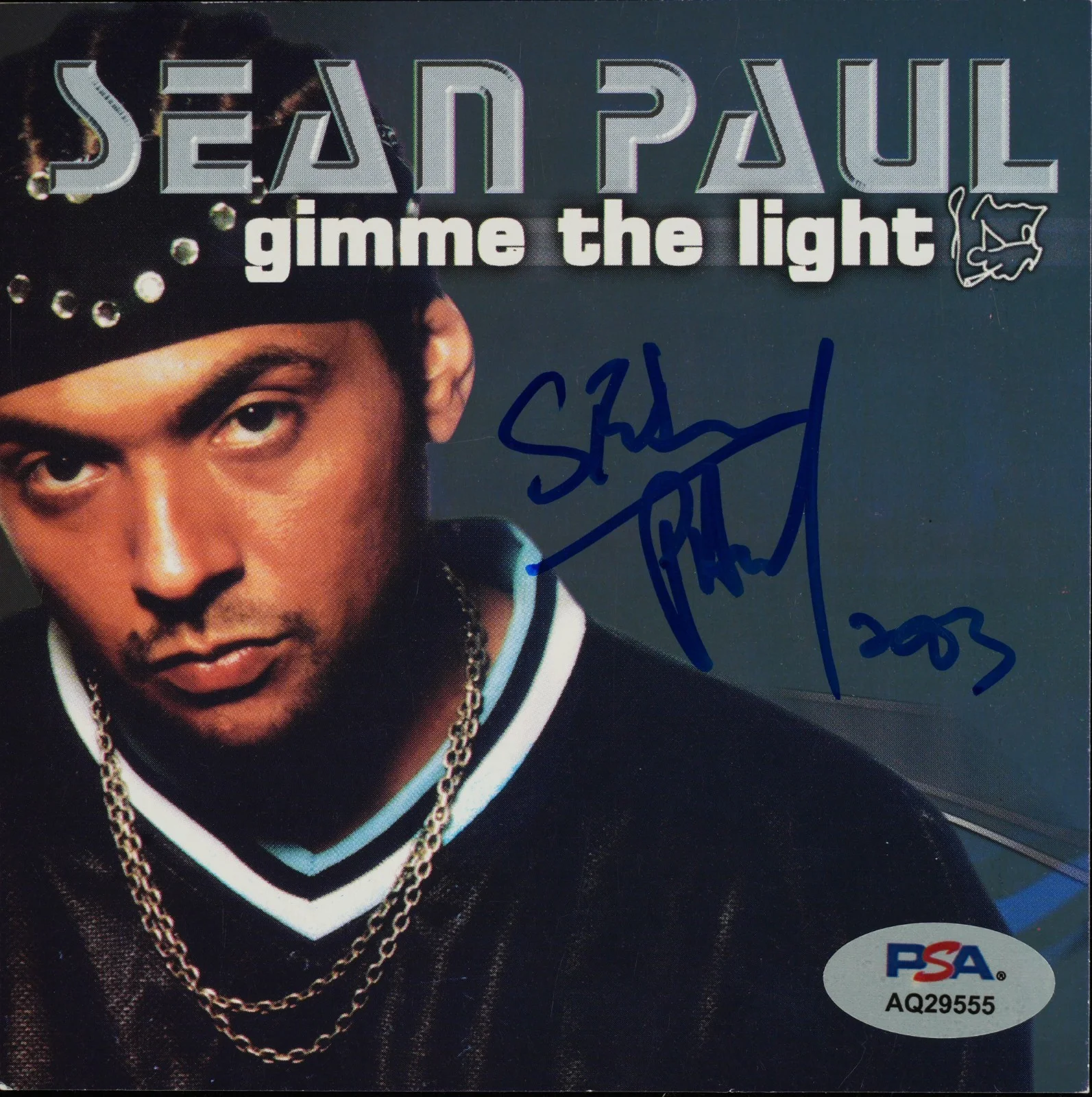Sean Paul — SEAN PAUL SIGNED AUTOGRAPH CD BOOKLET GIMME THE LIGHT GET BUSY VINTAGE PSA B