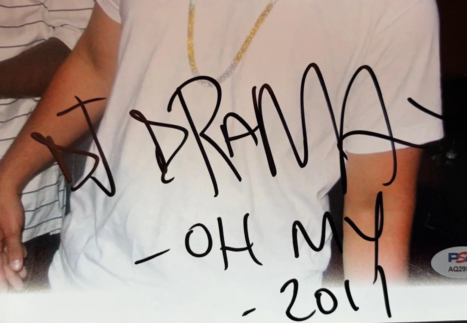 Dj Drama — DJ DRAMA SIGNED AUTOGRAPHED 8X10 PHOTO GANGSTA GRILLZ 5000 ONES RARE VINTAGE PSA, изображение 2