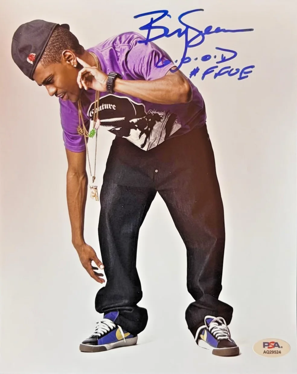 Big Sean — BIG SEAN SIGNED AUTOGRAPHED 8X10 PHOTO FINALLY FAMOUS GOOD MUSIC VINTAGE PSA COA