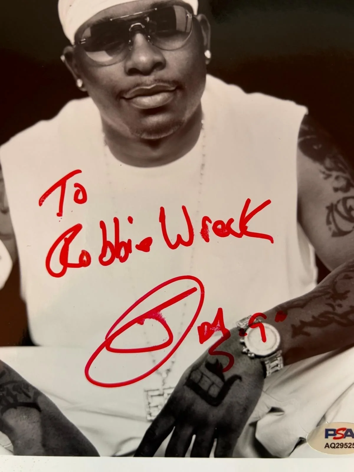 Royce Da 5'9 — ROYCE DA 5'9'' SIGNED AUTOGRAPHED 8X10 PHOTO LIGHTERS BAD MEETS EVIL MC PSA COA, image 2
