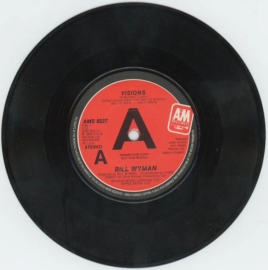 Bill Wyman Rolling Stones Autographed Signed Record Album AMCo COA 29944, изображение 4