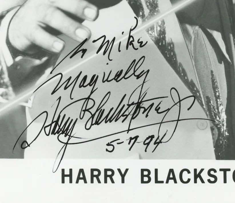 Harry Blackstone Jr Magician Autographed Signed 8x10 Photo AMCo COA 29240, image 2