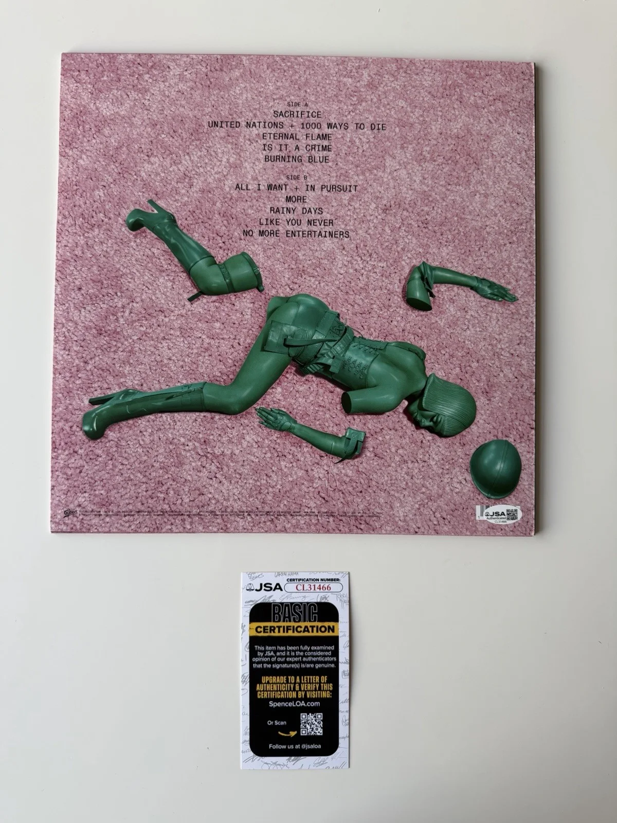 Mariah the Scientist Autographed “HEARTS SOLD SEPARATELY” Vinyl Record JSA COA, изображение 2