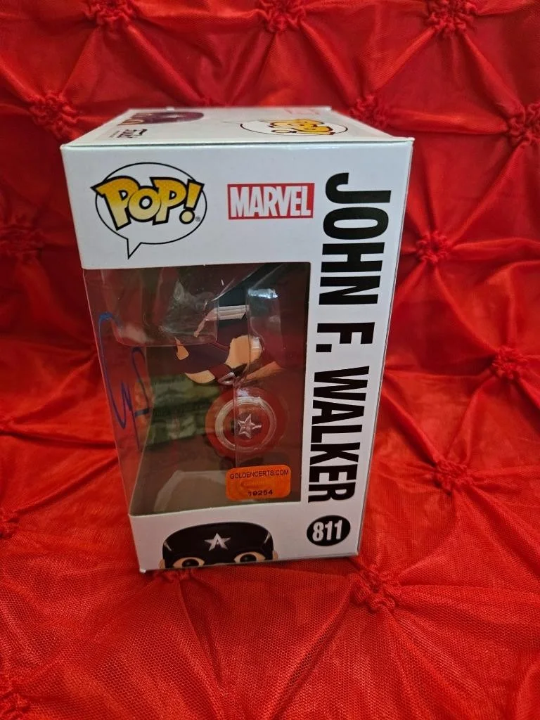 WYATT RUSSELL — WYATT RUSSELL HAND SIGNED AUTOGRAPHED FUNKO POP! JOHN F WALKER 811 COA, image 4