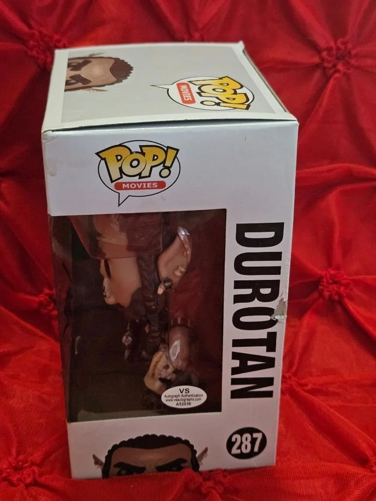 TOBY KEBBELL — TOBY KEBBELL HAND SIGNED AUTOGRAPHED FUNKO POP! DUROTAN WARCRAFT 287 FIGURIE COA, изображение 5