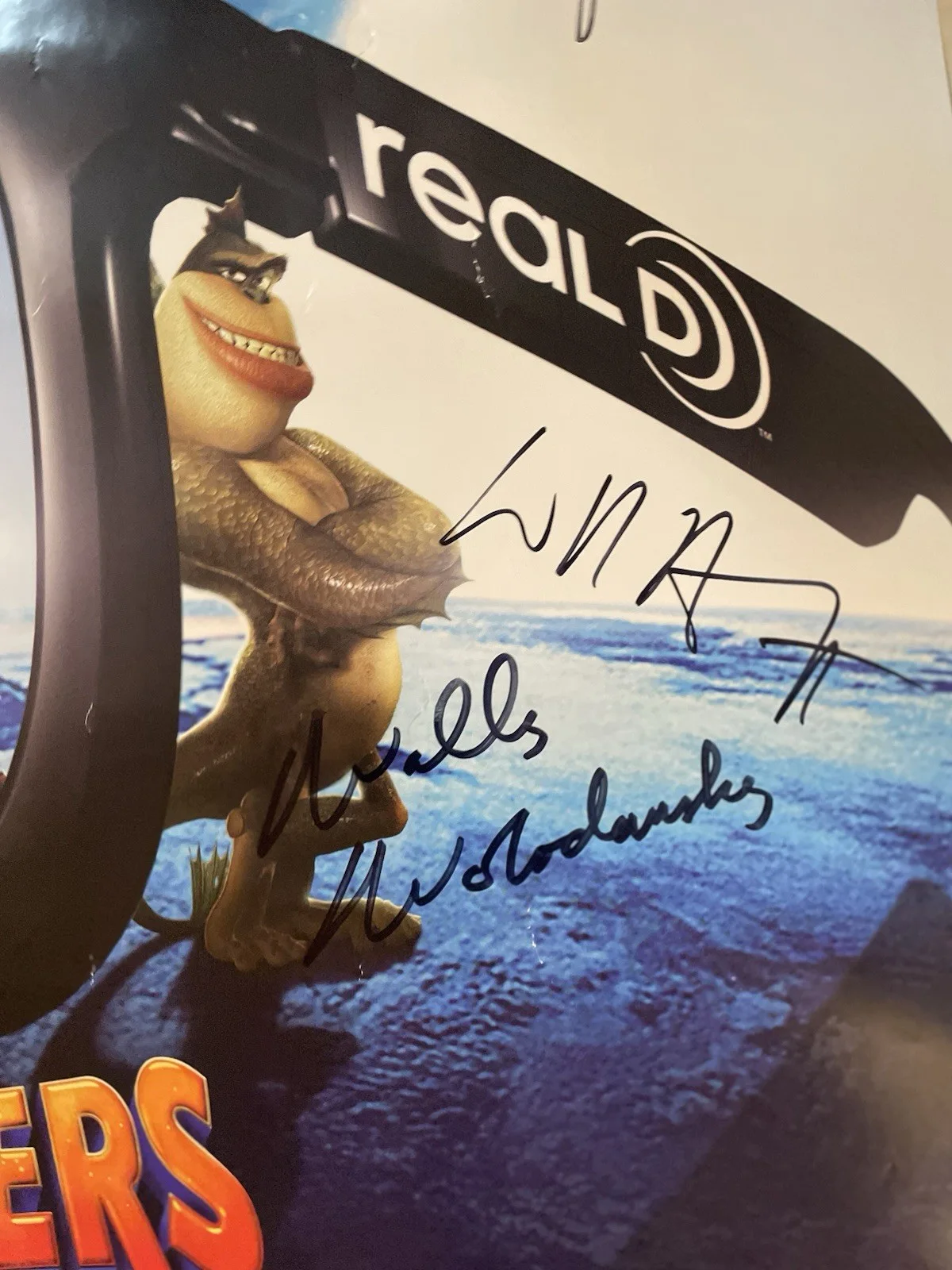 Monsters Vs Aliens 27x40 Cast Signed Poster Movie Reese Witherspoon Rogen Jsa, image 4
