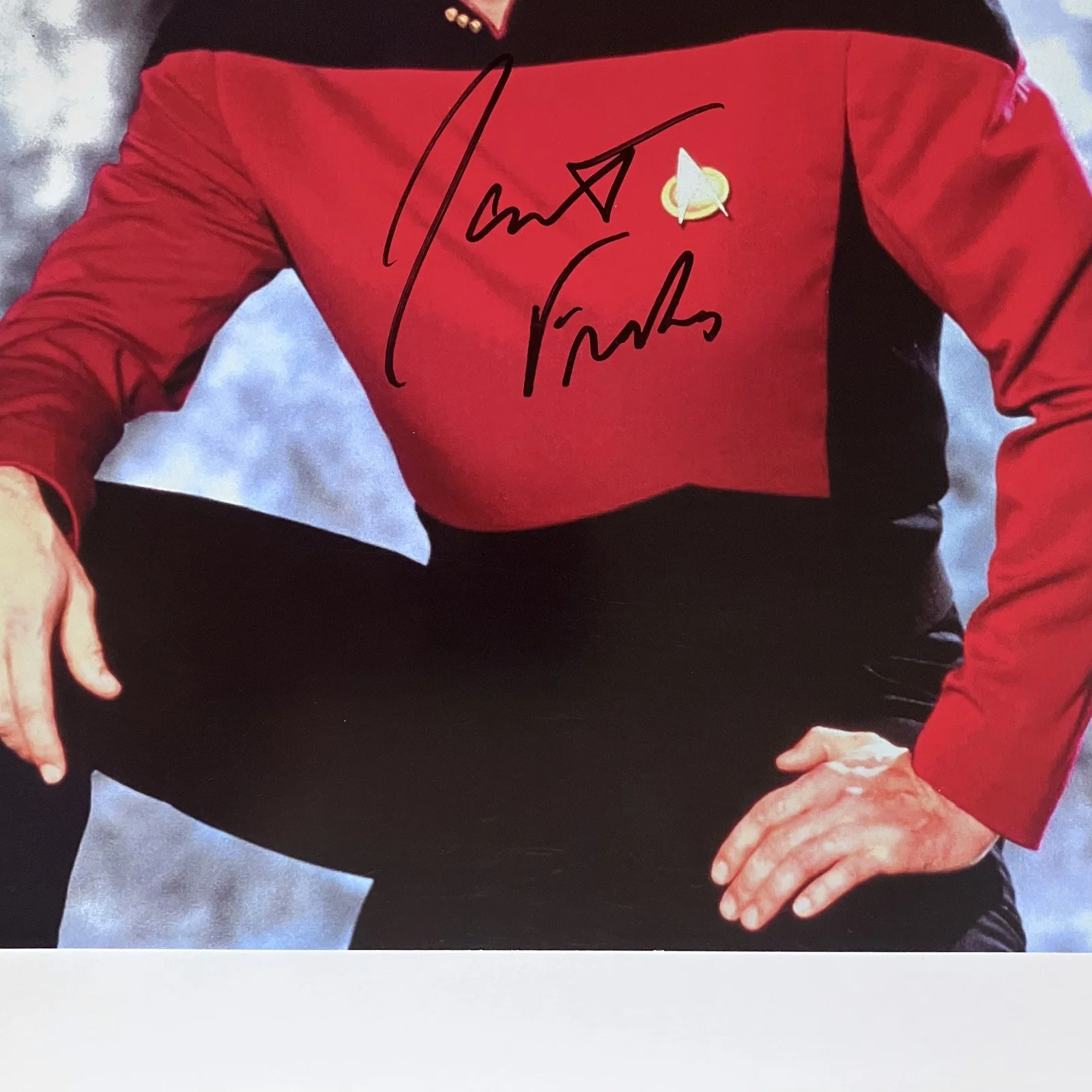 Jonathan Frakes — STAR TREK Signed 8x10 / JONATHAN FRAKES as Commander Riker / Film & TV DIRECTOR, изображение 4