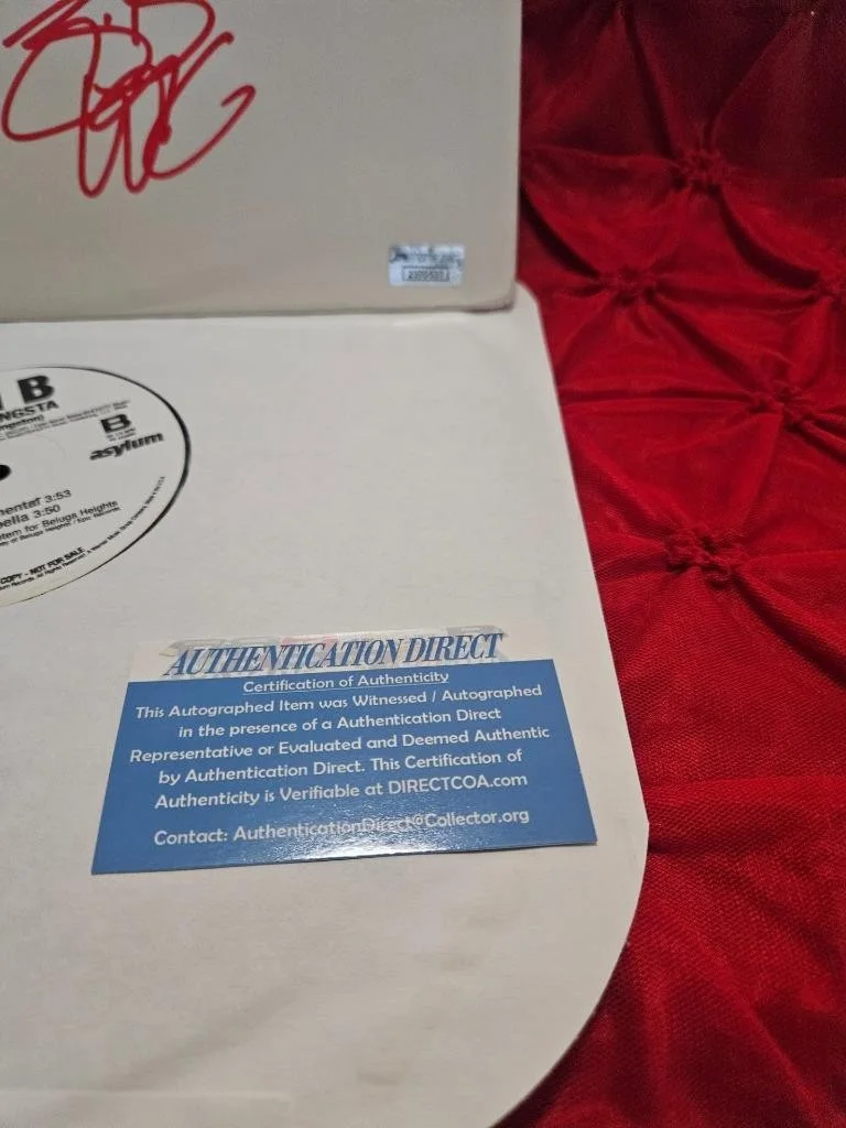 HOT WRIGHT HAND SIGNED ALBUM COVER AUTOGRAPHED VINYL RECORD FINNA PROMO HIP HOP, изображение 5