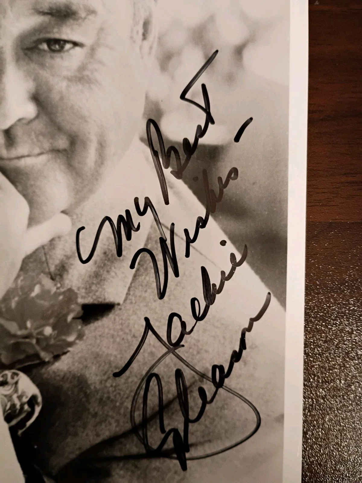Jackie Gleason — JACKIE GLEASON Signed Autograph 8x10 Photo..Televison Movie LEGEND (d.1987) COA, изображение 3