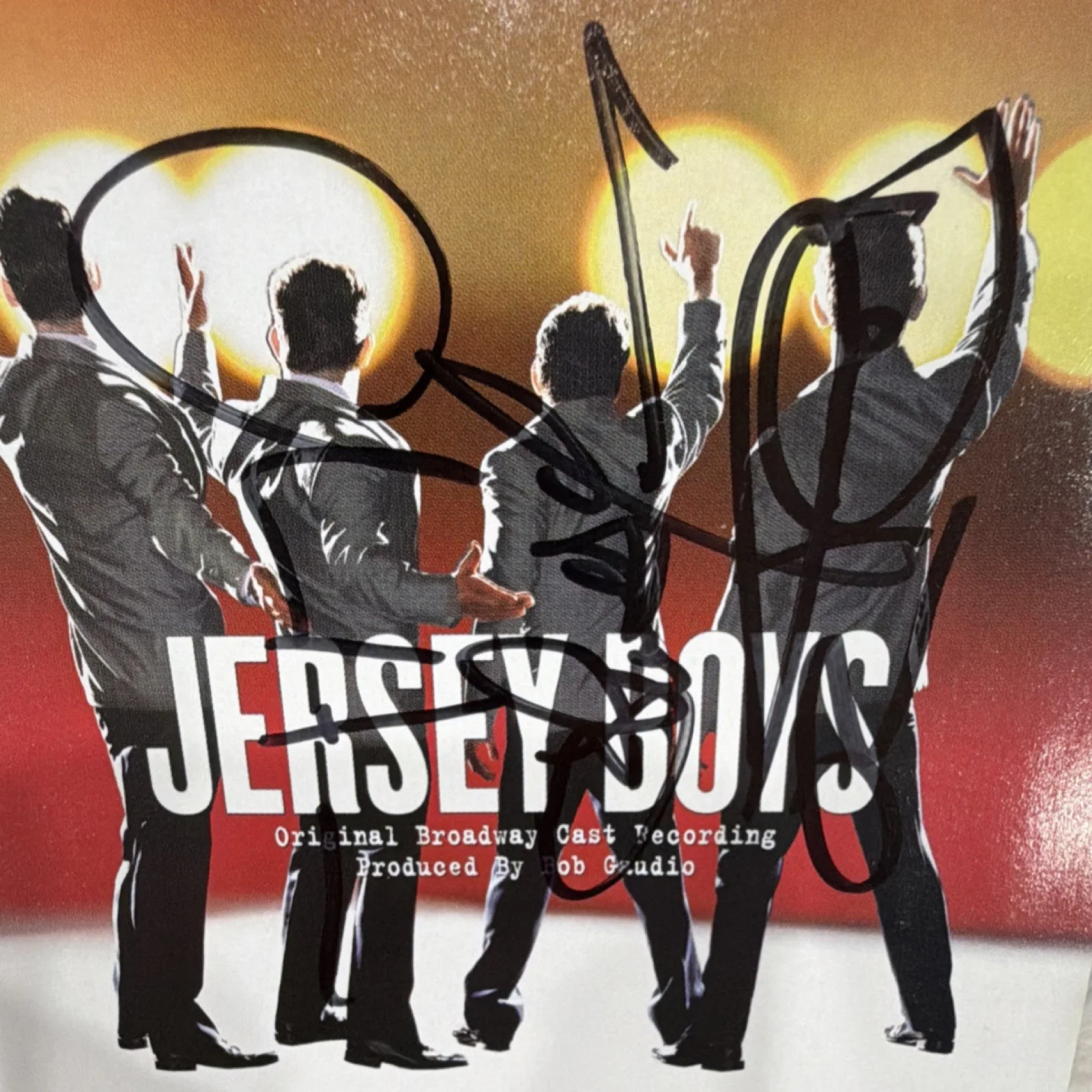 Jersey Boys Original Broadway Cast Recording Autographed CD & Booklet, image 5