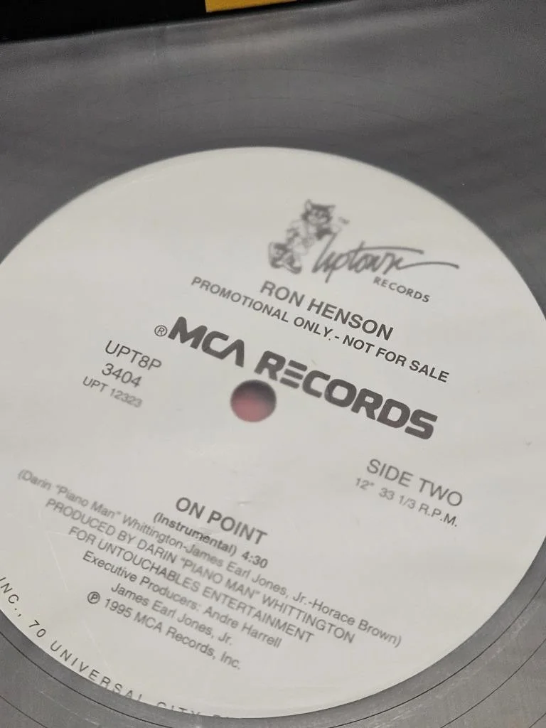 RON HENSON HAND SIGNED AUTOGRAPHED RECORD ALBUM ON POINT UP TOWN PROMO W/ COA, изображение 5