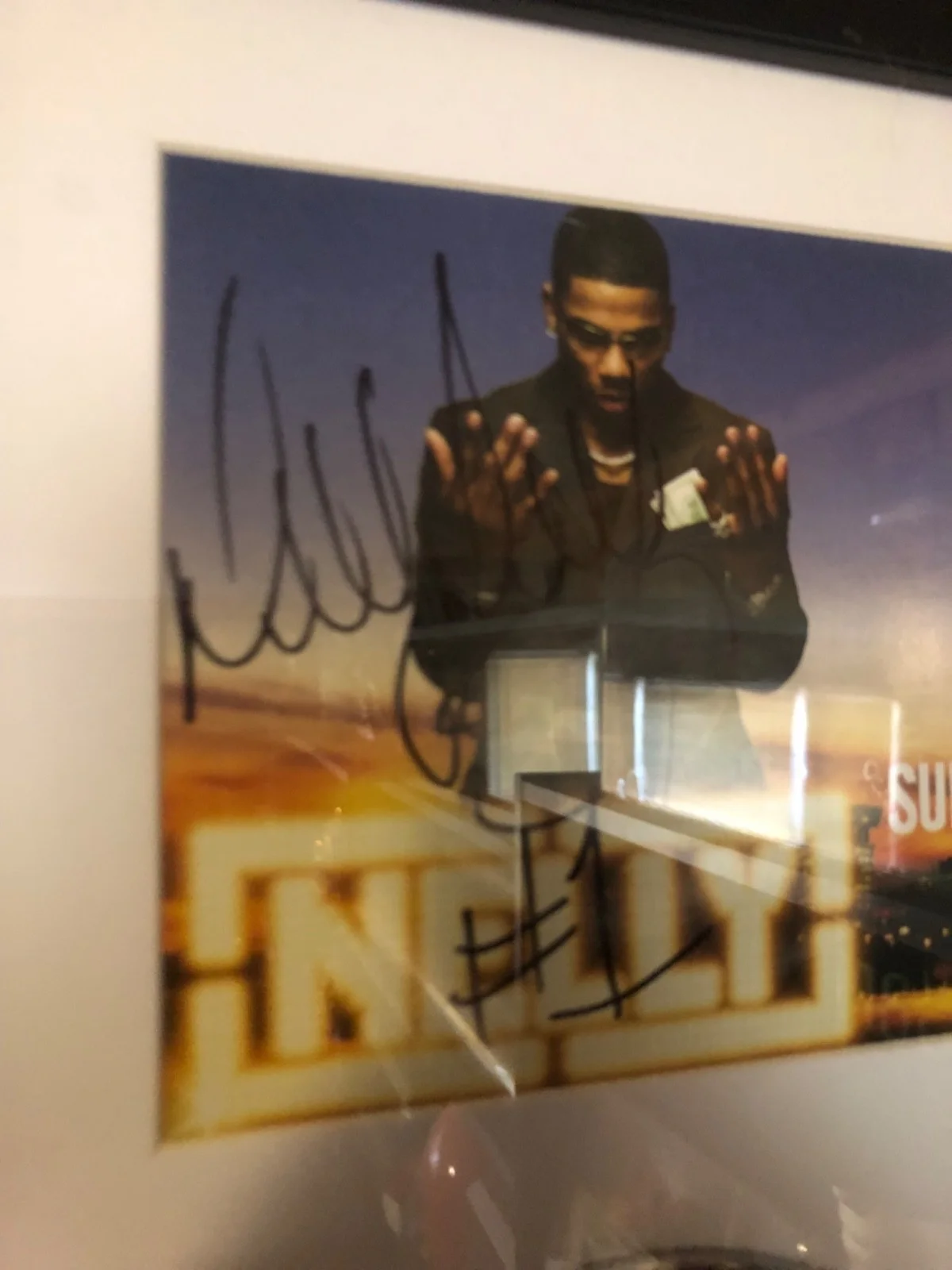 Autographed Nelly CD Display, image 2