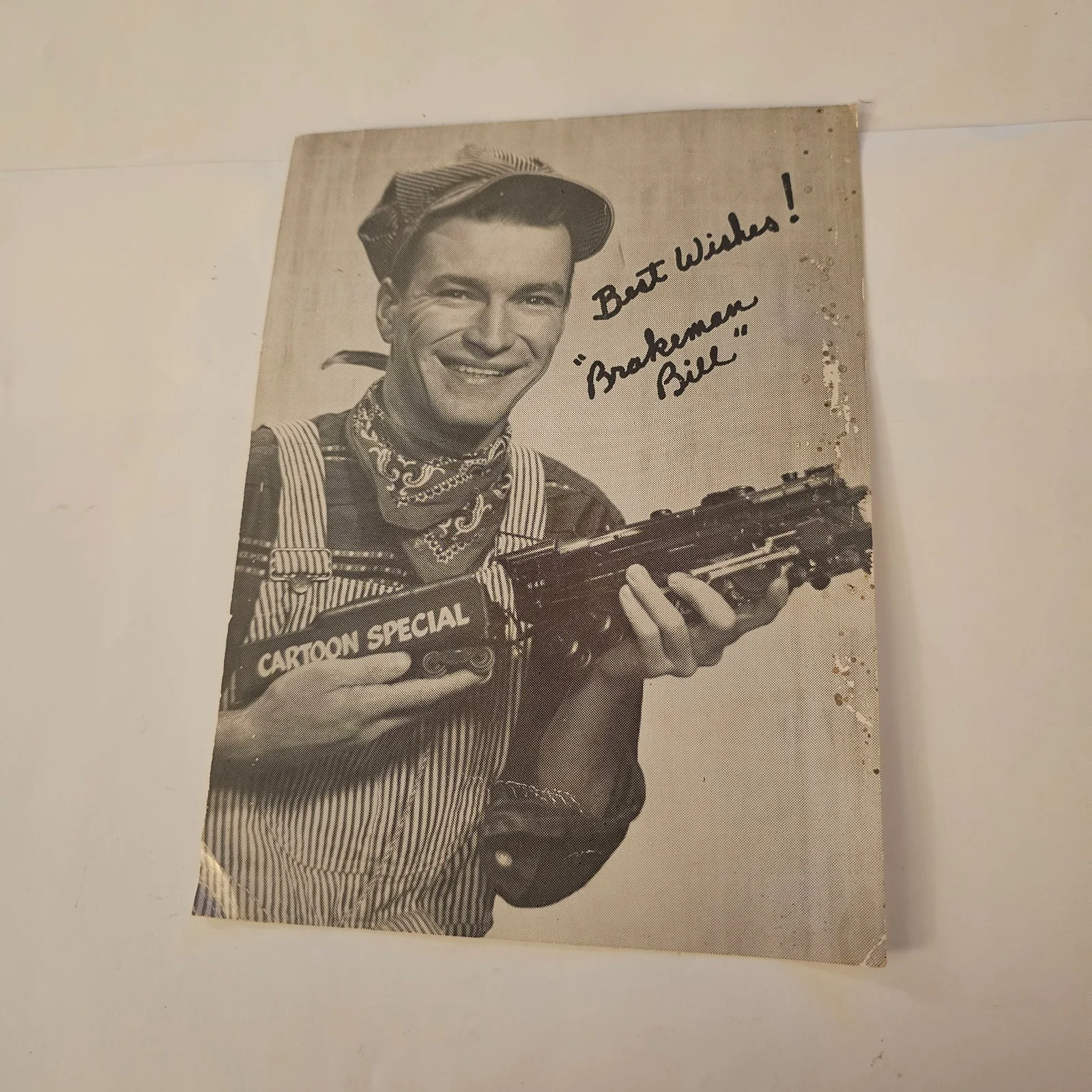 BRAKEMAN BILL — ~SIGNED on BACK~ BRAKEMAN BILL PERSONALIZED PHOTOGRAPH SEATTLE TACOMA WASHINGTON, image 3