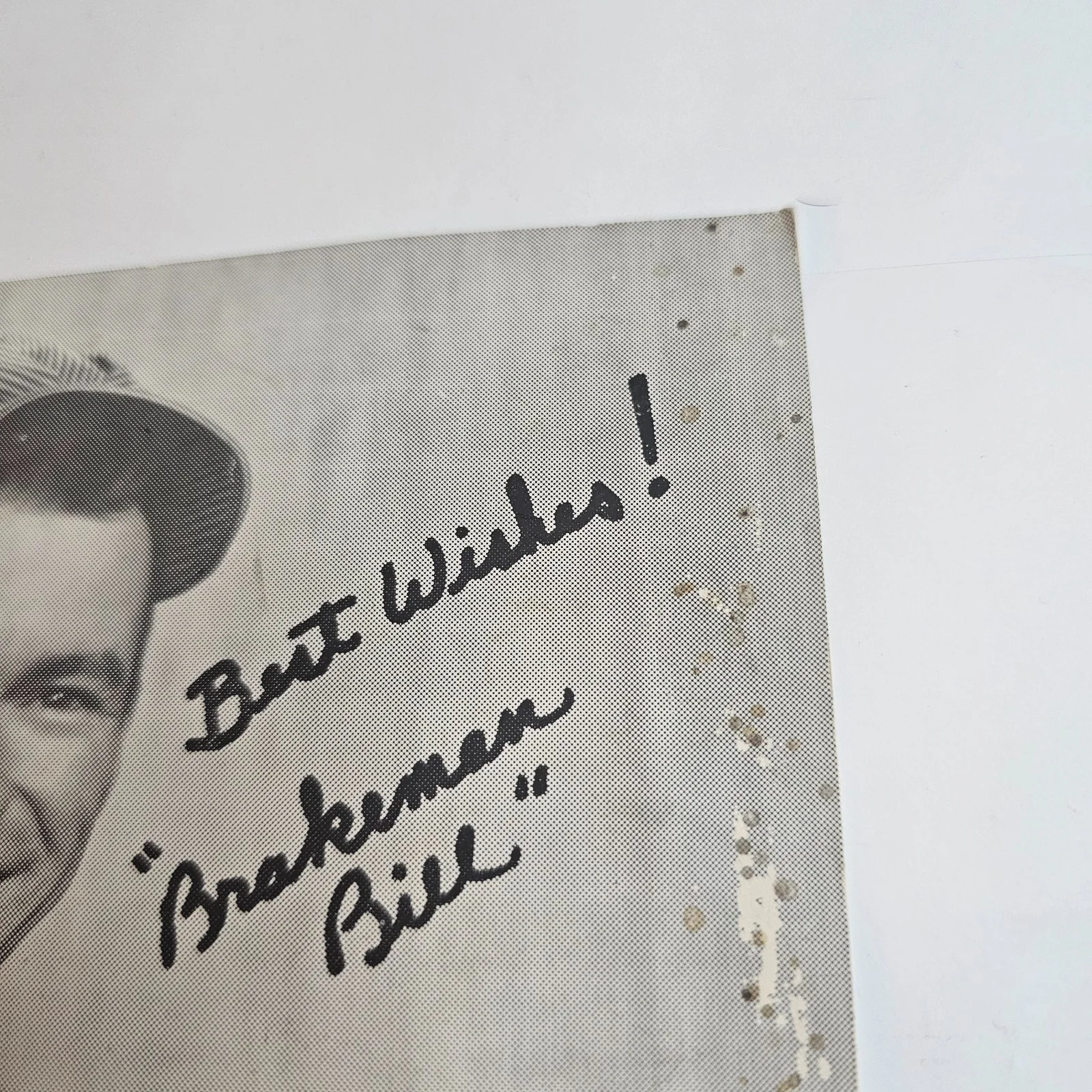 BRAKEMAN BILL — ~SIGNED on BACK~ BRAKEMAN BILL PERSONALIZED PHOTOGRAPH SEATTLE TACOMA WASHINGTON, image 5
