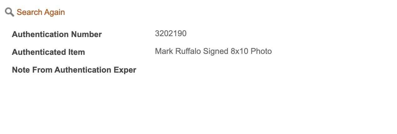 Mark Ruffalo — MARK RUFFALO Hand Signed Photo 8x10 THE INCREDIBLE HULK w/COA (TSA) + SHIPS FAST, image 4