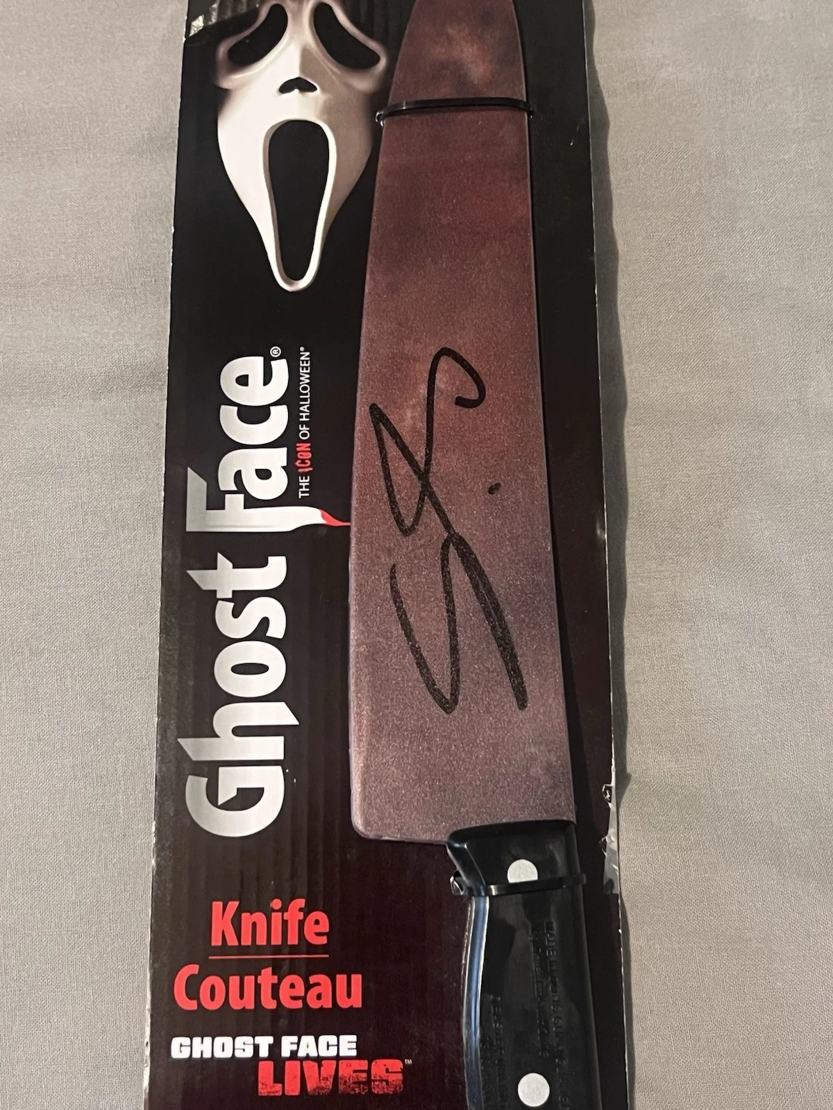 Samara Weaving — Samra Weaving Signed Ghost Face Knife PSA / DNA COA Scream Autograph Auto, image 4