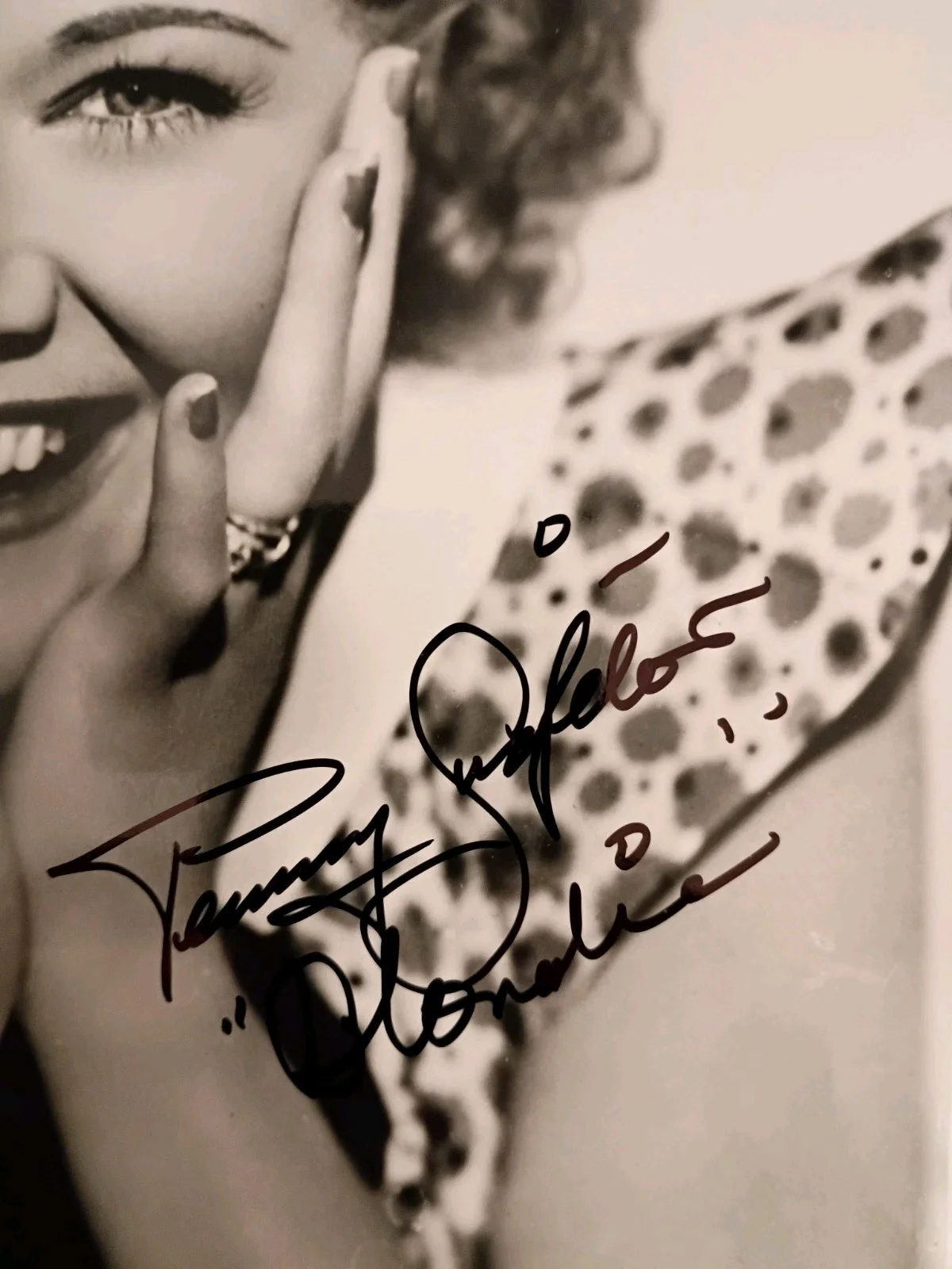 Penny Singleton — PENNY SINGLETON Signed Autographed 8x10 Photo as BLONDIE (d.2003) JSA COA, image 3