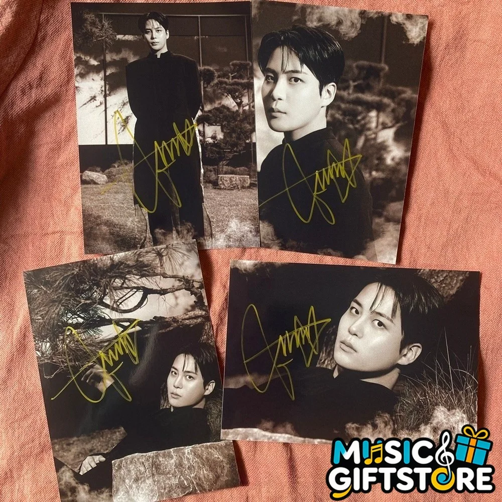 ATEEZ Jongho Autographed Photo Golden Hour Part4 4*6 K-POP Collection 2026 #MUGS, image 2