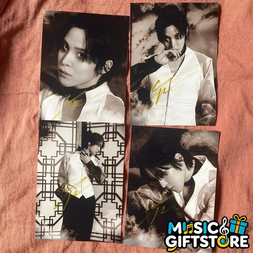 ATEEZ Yunho Autographed Photo Golden Hour Part4 4*6 K-POP Collection 2026 #MUGS, image 2