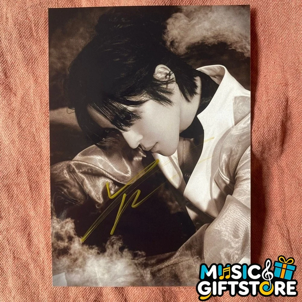 ATEEZ Yunho Autographed Photo Golden Hour Part4 4*6 K-POP Collection 2026 #MUGS, image 3