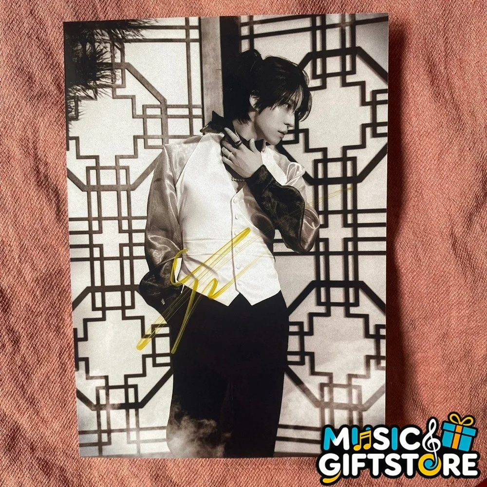 ATEEZ Yunho Autographed Photo Golden Hour Part4 4*6 K-POP Collection 2026 #MUGS, image 4