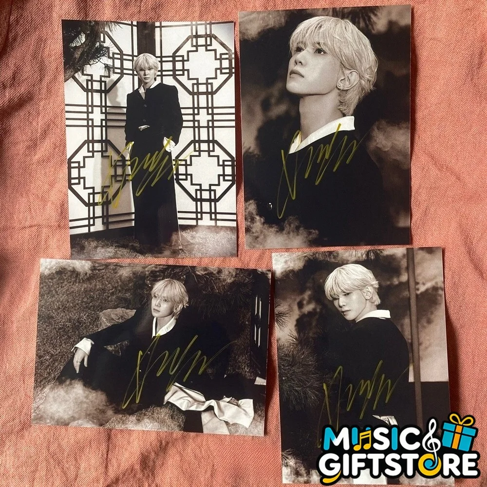 ATEEZ Yeosang Autographed Photo Golden Hour Part4 4*6 K-POP Collection 2026 #MUG, image 2