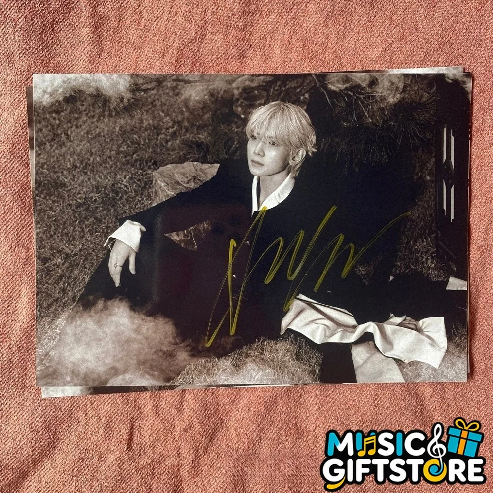 ATEEZ Yeosang Autographed Photo Golden Hour Part4 4*6 K-POP Collection 2026 #MUG, image 3