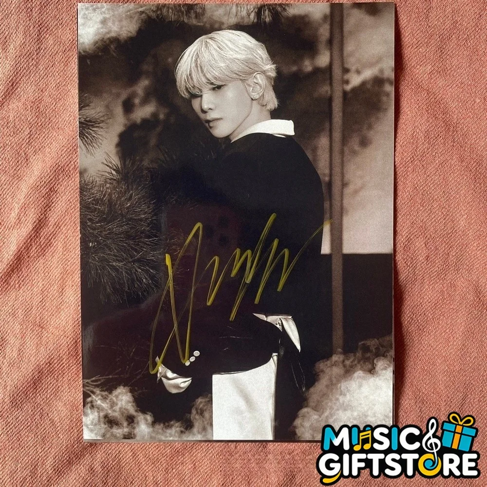ATEEZ Yeosang Autographed Photo Golden Hour Part4 4*6 K-POP Collection 2026 #MUG, image 4