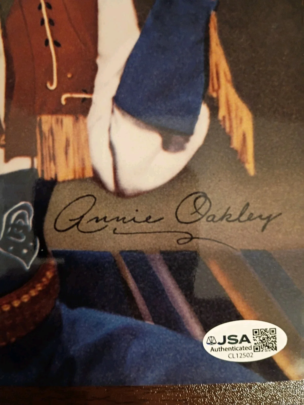 Gail Davis — GAIL DAVIS Signed Autographed 8x10 Photo as ANNIE OAKLEY..(d.1997) JSA COA, изображение 4