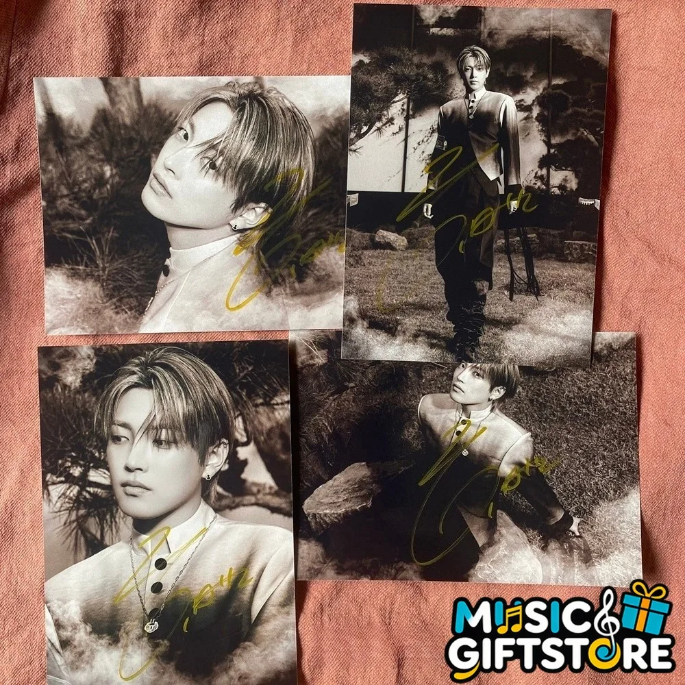 ATEEZ Hongjong Autographed Photo Golden Hour Part4 K-POP Collection 2026 #MUGS, изображение 2