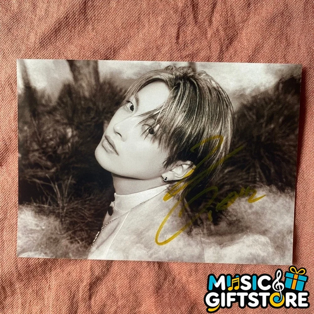 ATEEZ Hongjong Autographed Photo Golden Hour Part4 K-POP Collection 2026 #MUGS, изображение 3