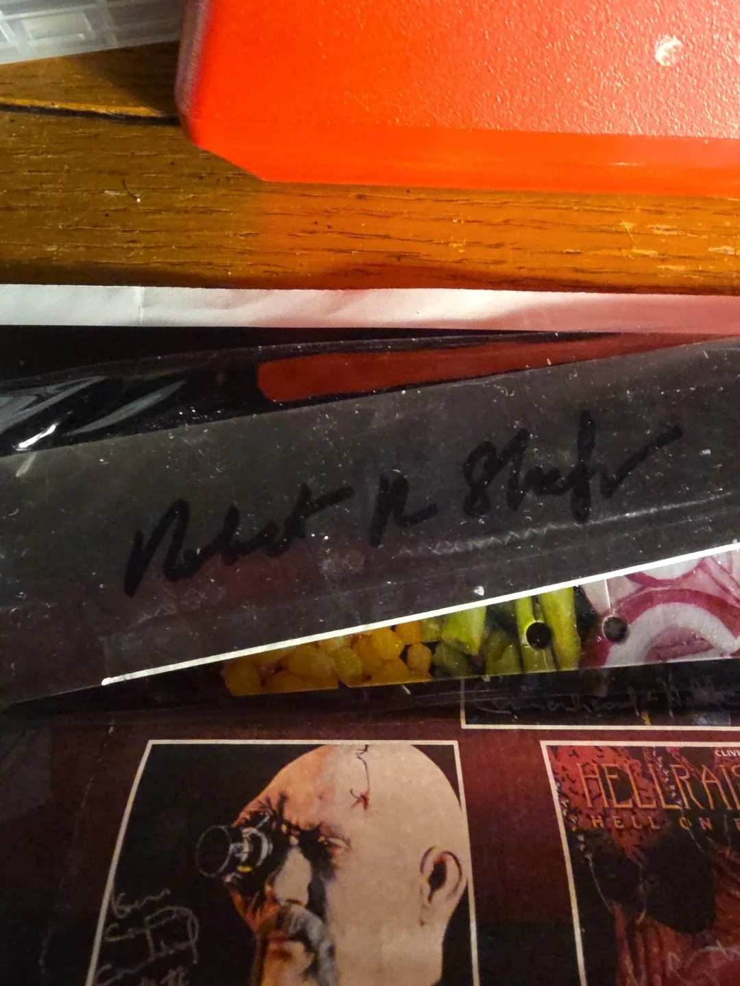 Robert R Schafer AUTOGRAPH Knife W Coa PSYCHO COP, image 4