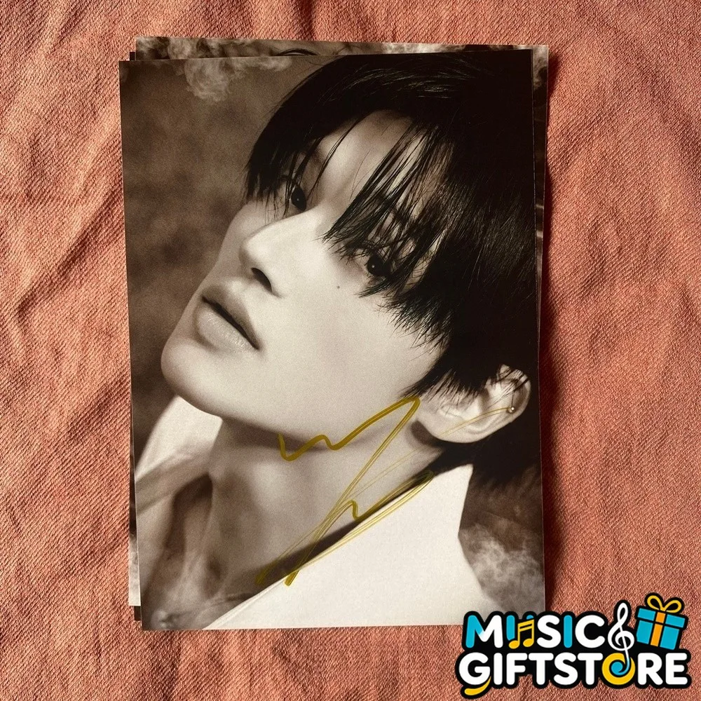 ATEEZ Wooyoung Autographed Photo Golden Hour Part4 K-POP Collection 2026 #MUGS, изображение 3