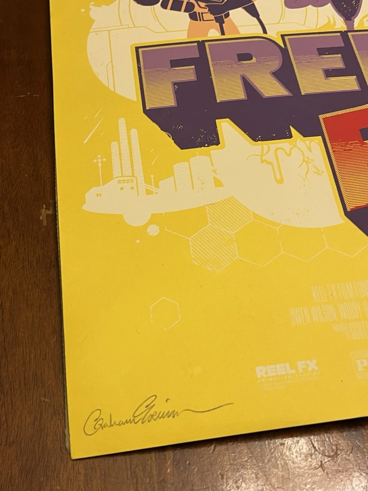 2013 Animated Film Free Birds Poster AP 2/20 Signed Artist Proof Signed, изображение 3