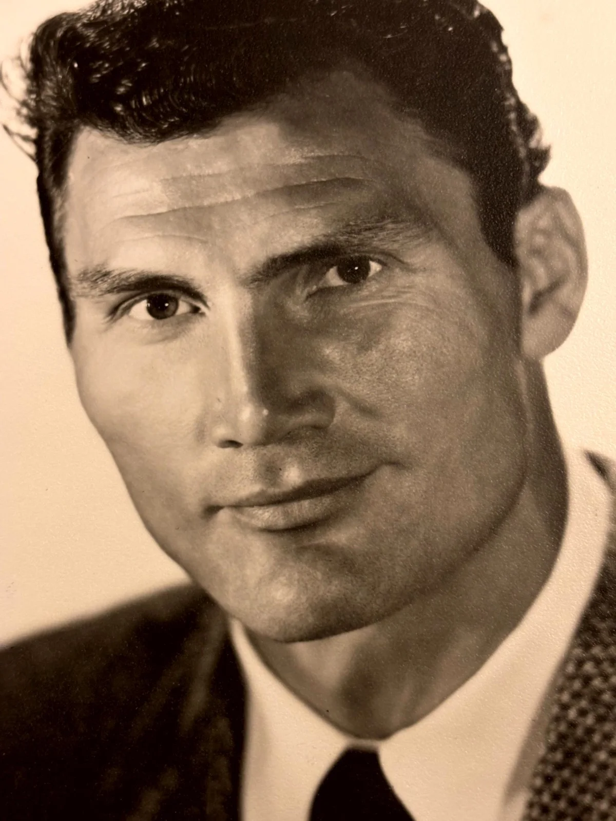 Jack Palance Great Rare Very Early Autographed Photo 50s Shane The Big Knife, изображение 4