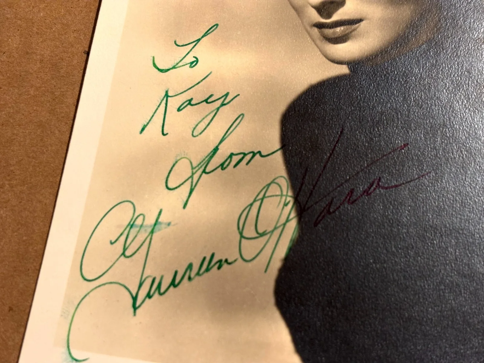 Maureen O'Hara Rare Early Autographed Photo '52 The Quiet Man, изображение 5