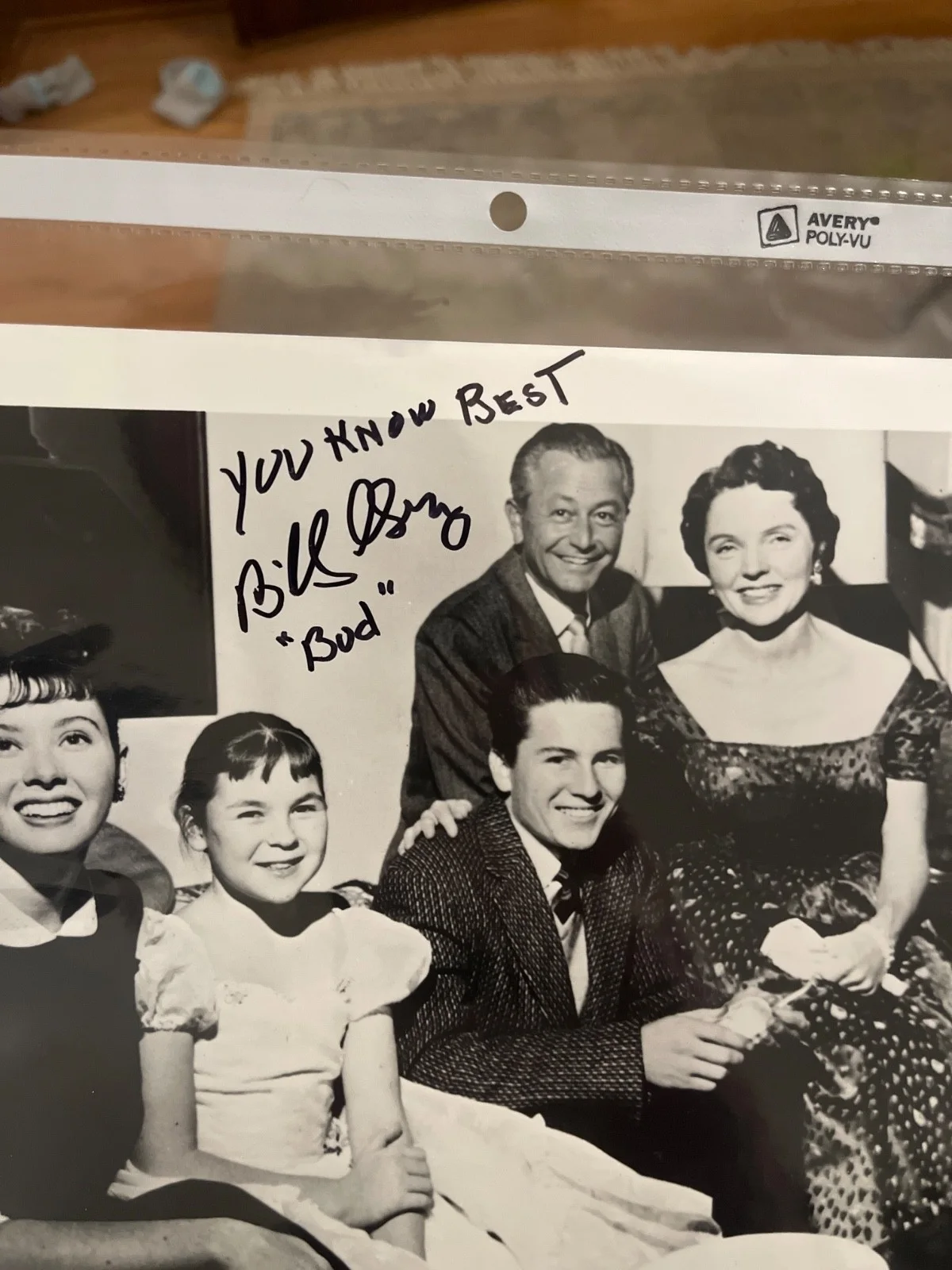 Billy Gray 8x10 autograph photo from Father Knows Best, image 2