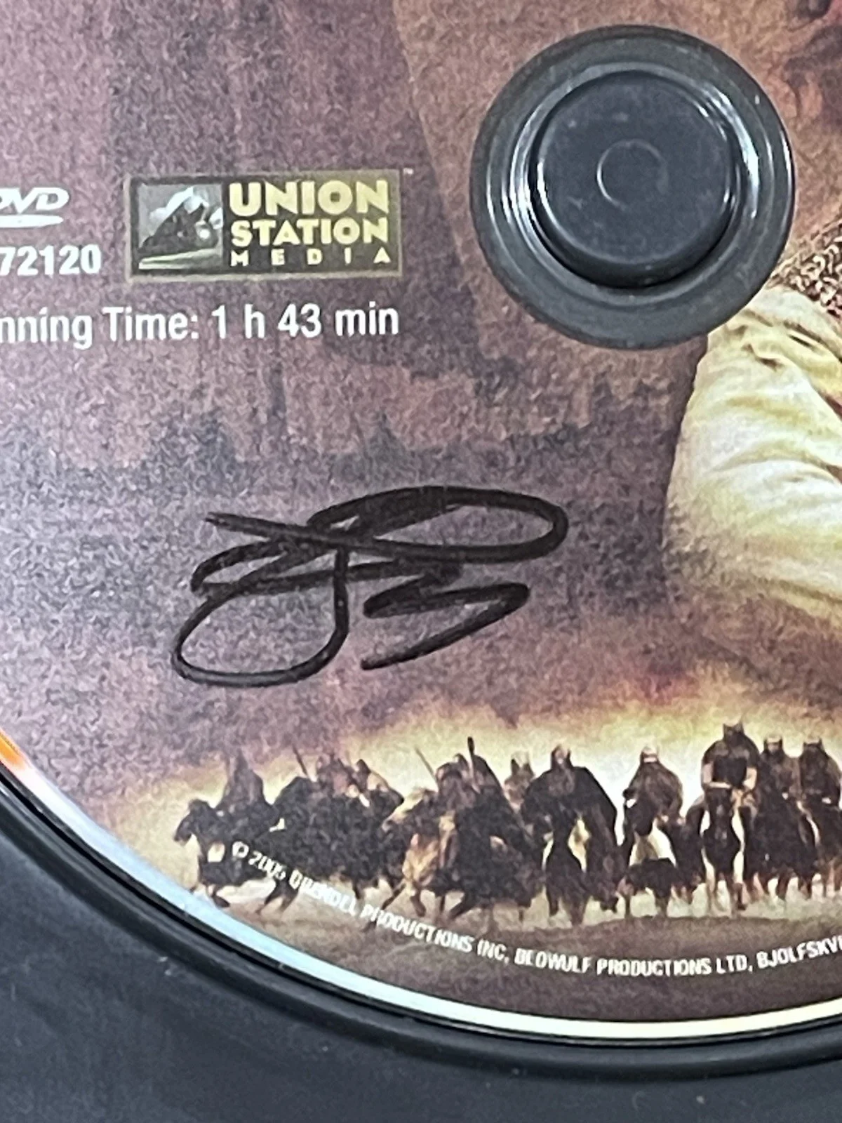 Getard Butler — Gerard Butler Signed Initials Beowulf & Grendel CD Case And CD No COA, image 3