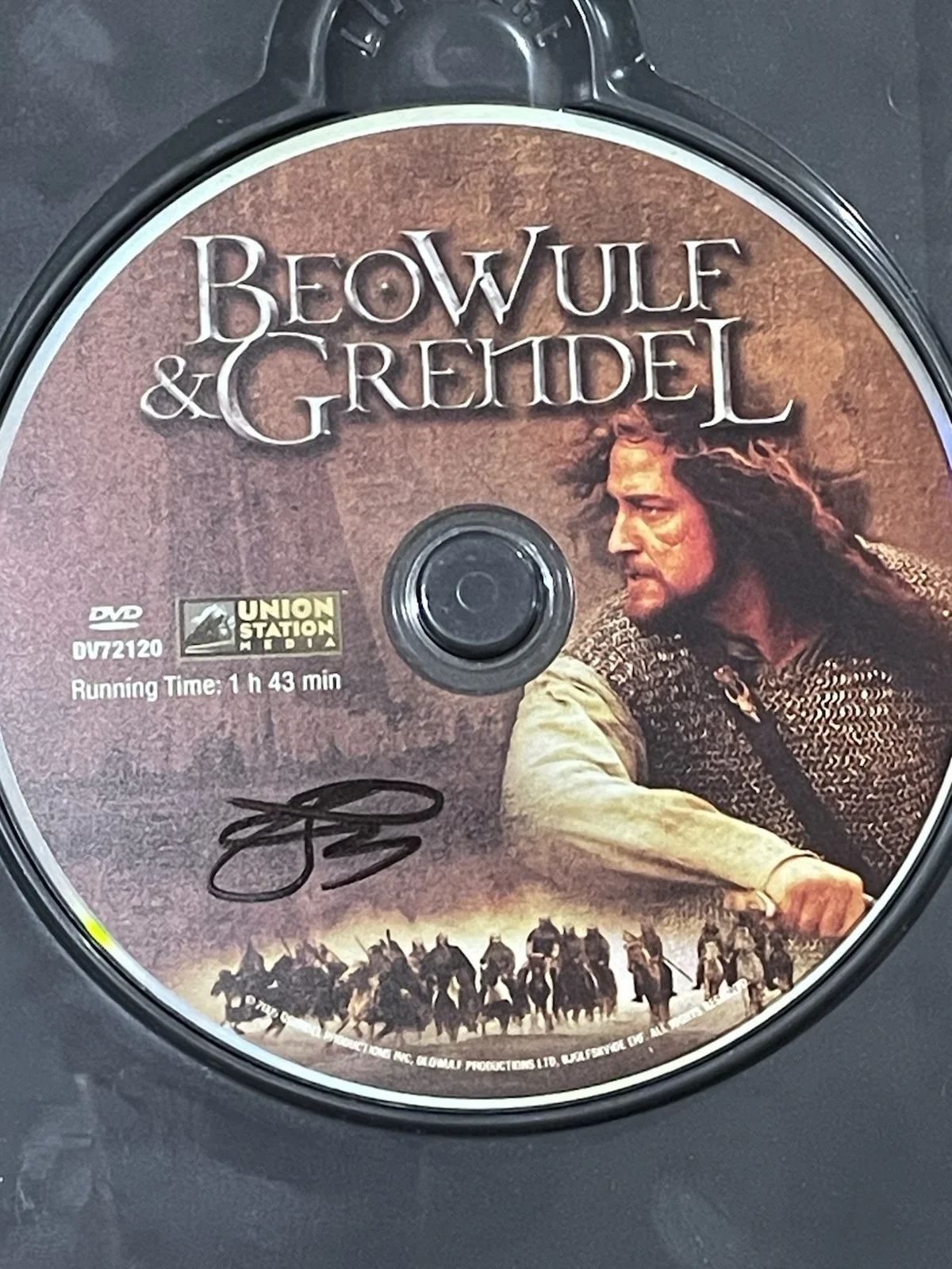 Getard Butler — Gerard Butler Signed Initials Beowulf & Grendel CD Case And CD No COA, image 4