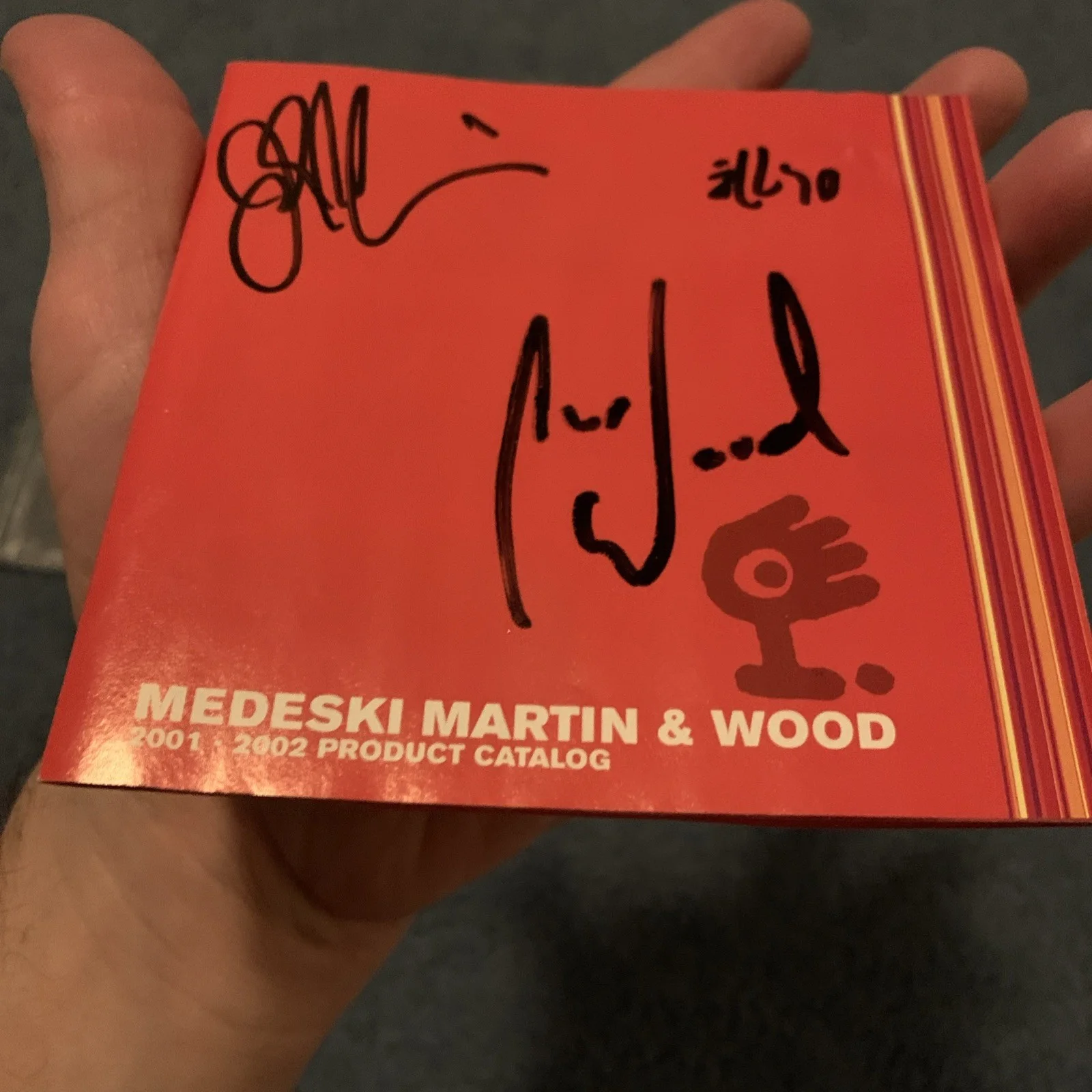 Medeski Martin & wood Autographed CD Insert 2001 2002 Product Catalog MMW, изображение 5