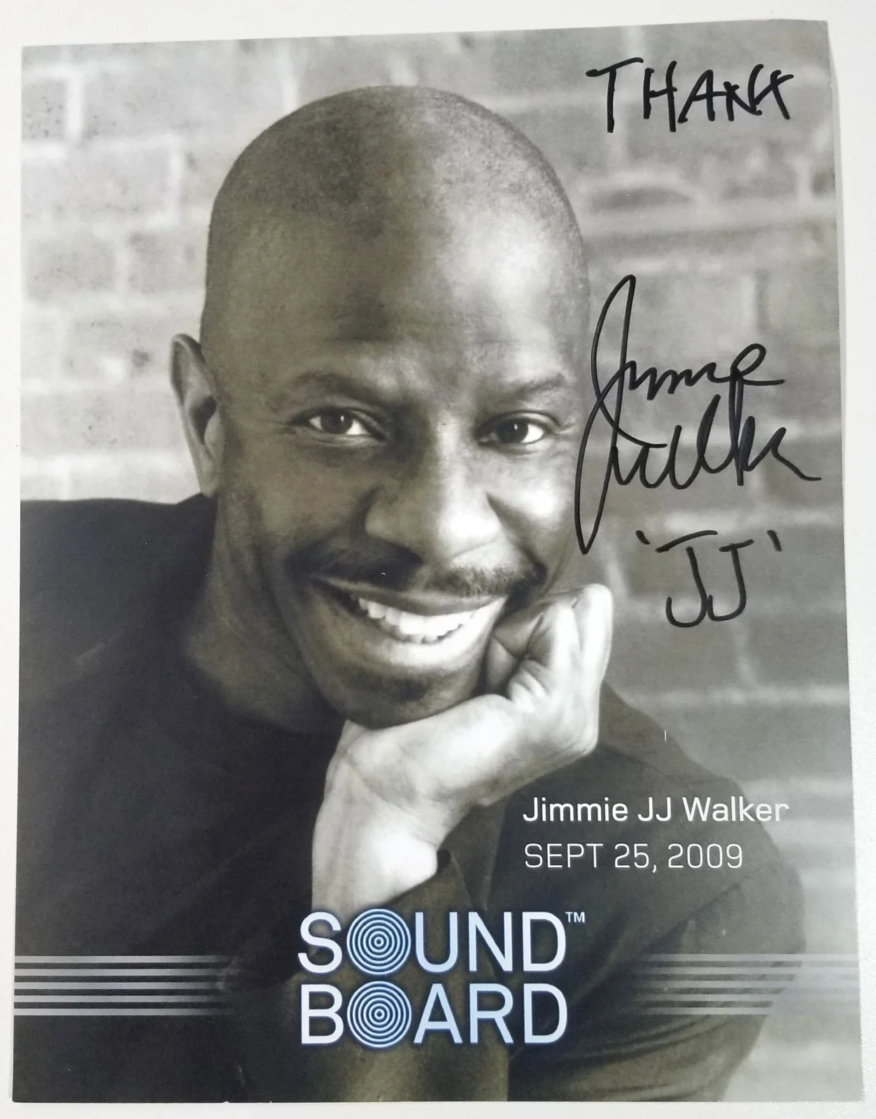 Jimmie JJ Walker — Jimmie JJ Walker SIGNED Comedy Show Promo Photo COA Autographed Good Times actor