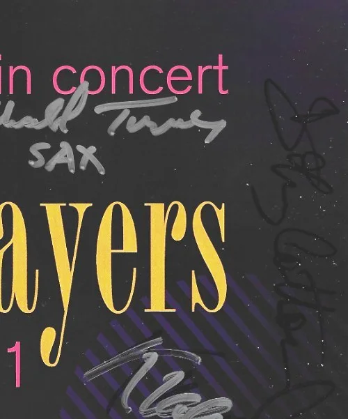 Ohio Players band hand SIGNED 8.5x11 Concert Show Promo Photo COA Autographed, изображение 2