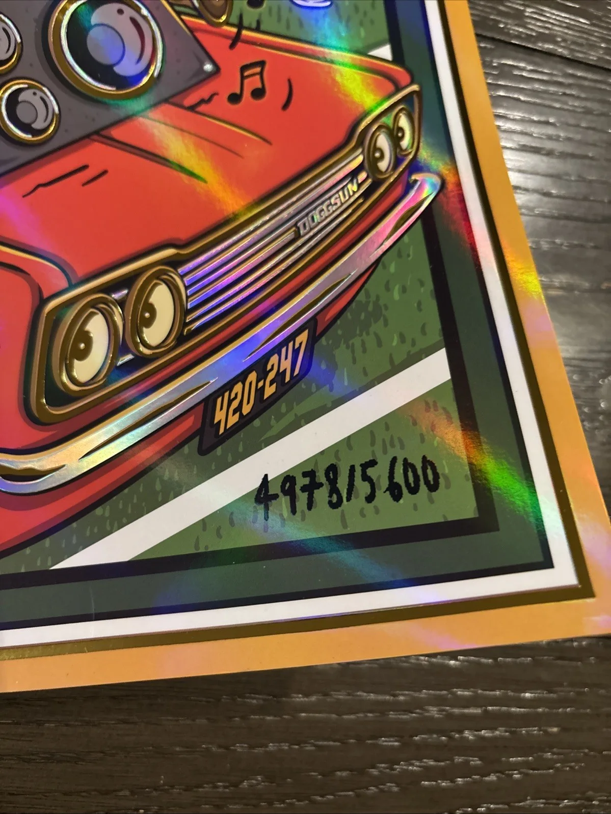 SNOOP DOGG SIGNED FOIL LITHO #4978 OOP RARE, image 2