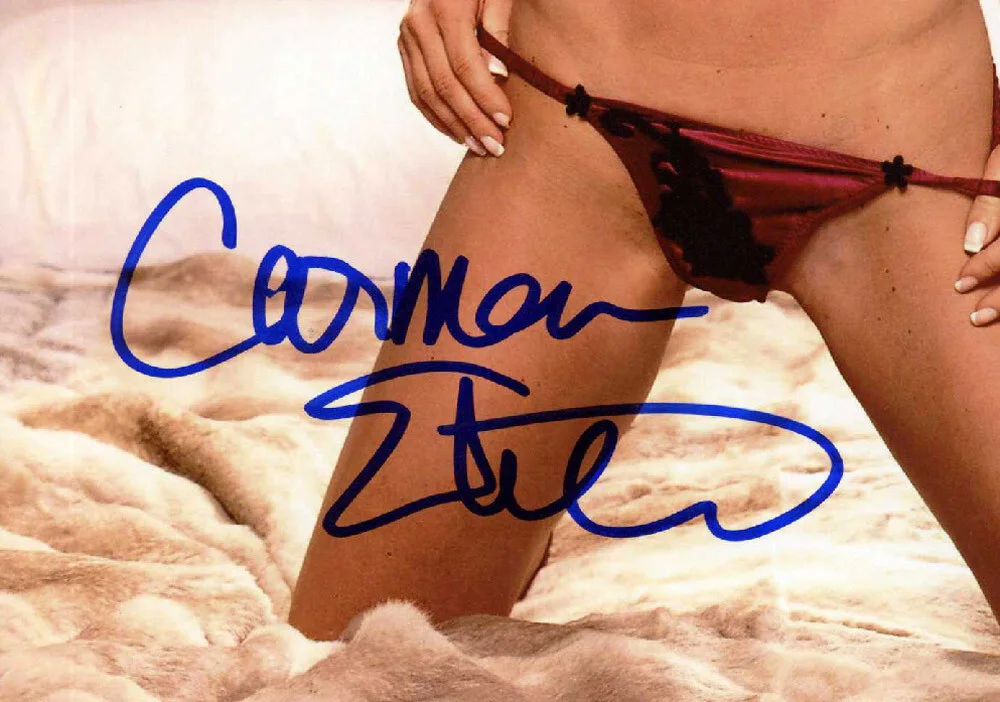 CARMEN ELECTRA SIGNED AUTOGRAPHED 11x14 PHOTO ACTRESS MODEL RARE BECKETT BAS, изображение 2